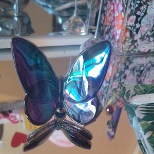 Baccarat Iridescent Glass Butterfly